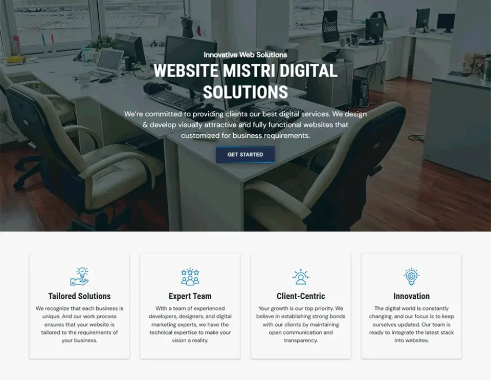 Completed digital marketing project by Ravinder Saini showcasing website design, online advertising layout, and marketing software interface, reflecting expert work in Kurukshetra.
